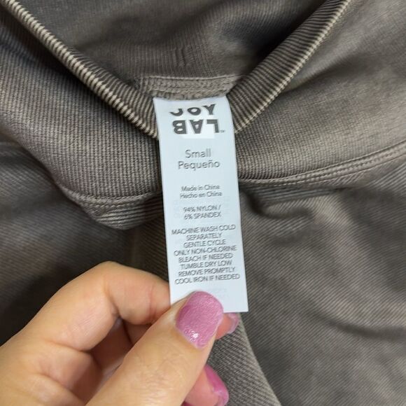 NWT- Joy Lab-high rise seamless cropped legging- brown- Size Small - Picture 14 of 14